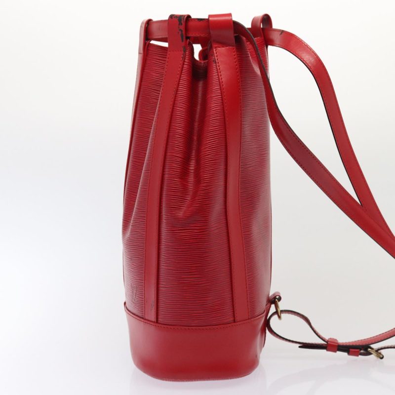 Louis Vuitton Epi Randonnee GM Shoulder Bag Red M43087  80001 - Image 4
