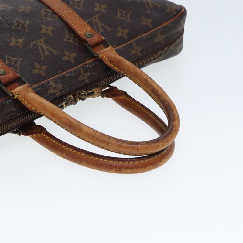Louis Vuitton Monogram Porte Documents Voyage Hand Bag M53361 Auth 80045 - Image 7