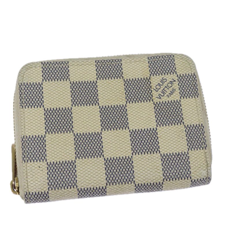 Louis Vuitton Damier Azur Zippy Coin Purse N60138  80198
