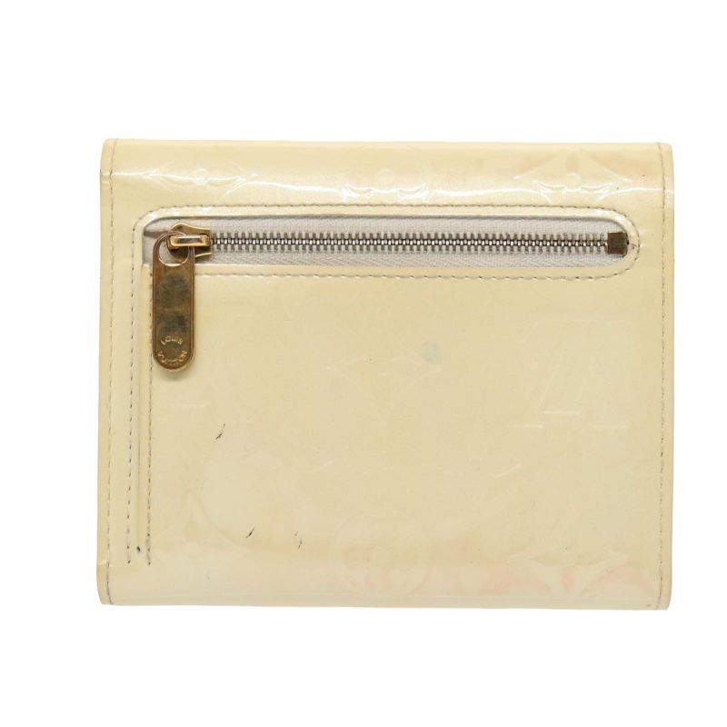 Louis Vuitton Monogram Vernis Portefeuille Koala Wallet Perle M91420 Auth 80200 - Image 2