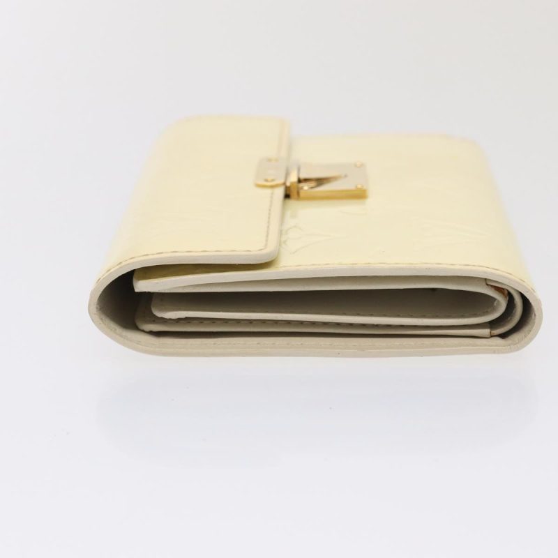 Louis Vuitton Monogram Vernis Portefeuille Koala Wallet Perle M91420 Auth 80200 - Image 4