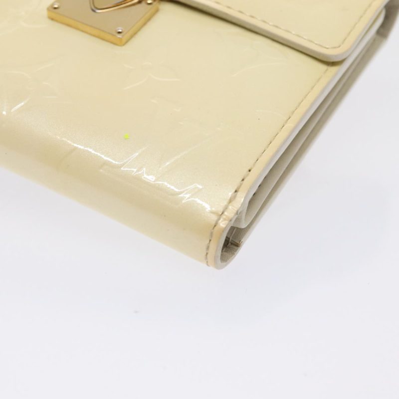 Louis Vuitton Monogram Vernis Portefeuille Koala Wallet Perle M91420 Auth 80200 - Image 7