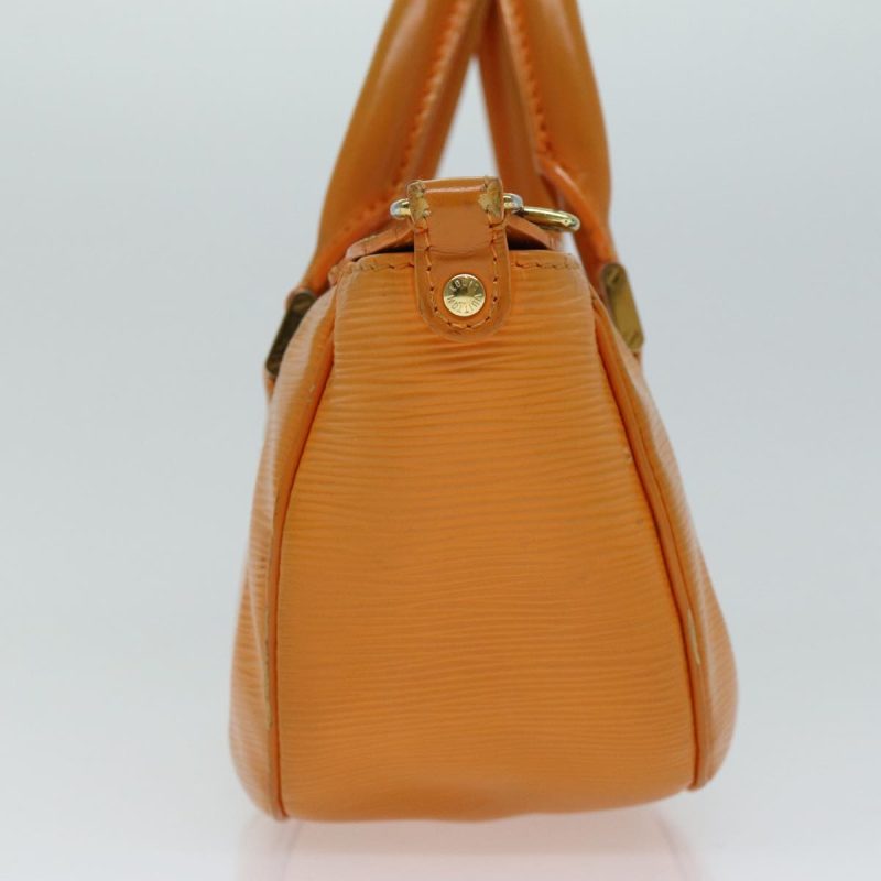 Louis Vuitton Epi Danura PM Shoulder Bag 2Way Orange Mandarin M5891H Auth 80264 - Image 4