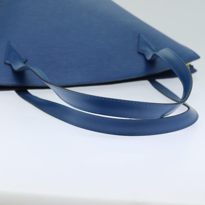 Louis Vuitton Epi Saint Jacques Shopping Shoulder Bag Blue M52275  80284 - Image 7