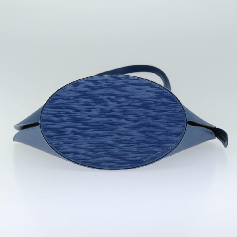 Louis Vuitton Epi Saint Jacques Shopping Shoulder Bag Blue M52275  80284 - Image 9