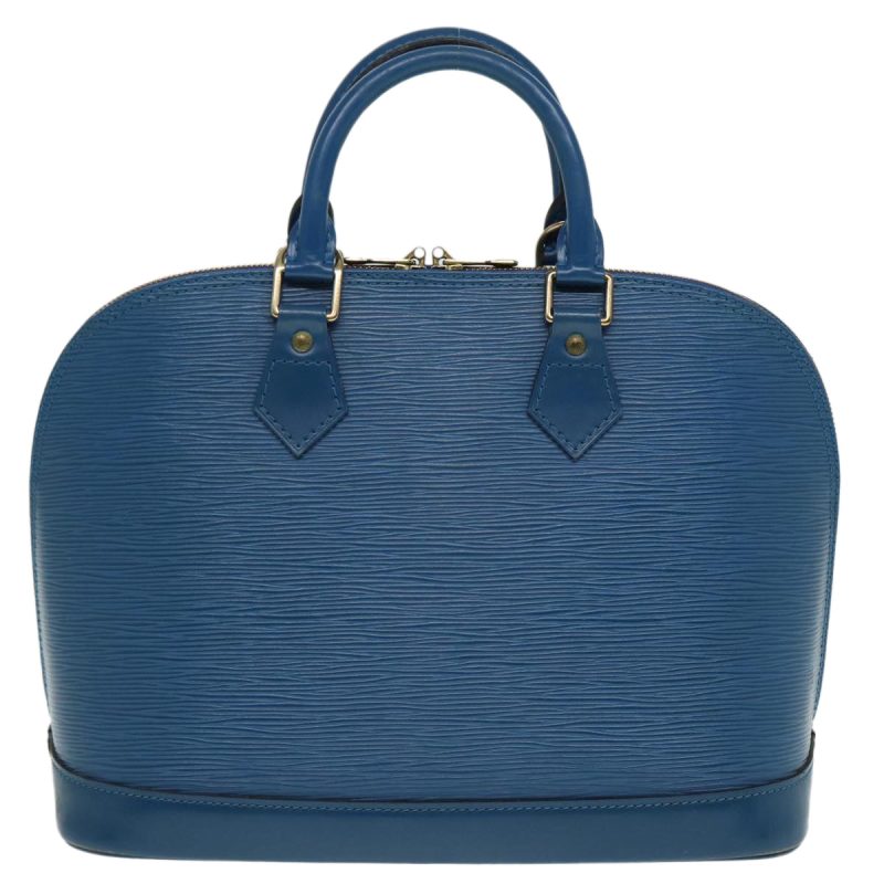 Louis Vuitton Epi Alma Hand Bag Toledo Blue M52145  80287 - Image 2