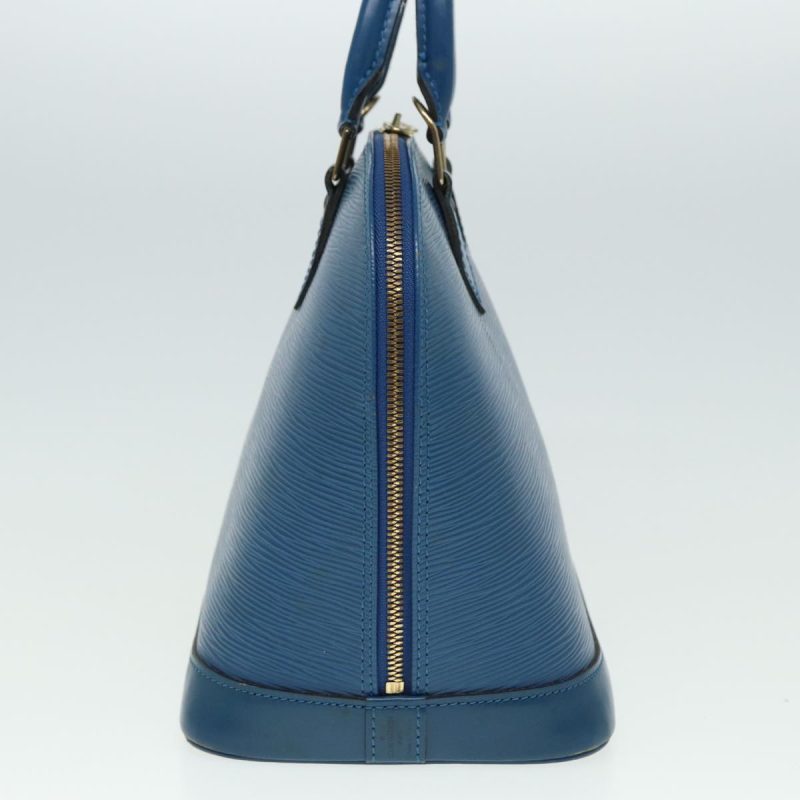 Louis Vuitton Epi Alma Hand Bag Toledo Blue M52145  80287 - Image 3