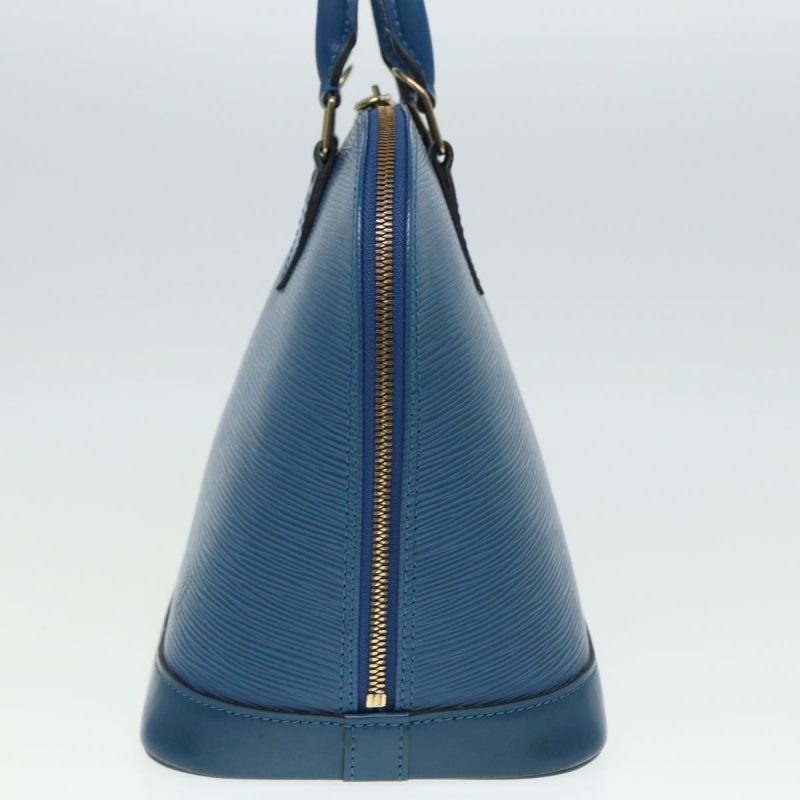 Louis Vuitton Epi Alma Hand Bag Toledo Blue M52145  80287 - Image 4