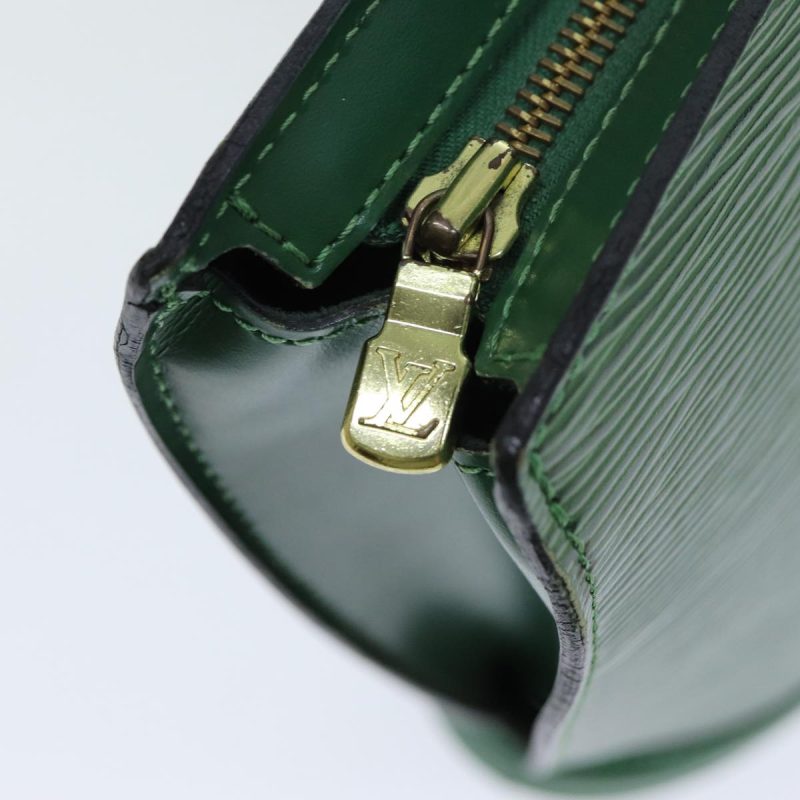 Louis Vuitton Epi Saint Jacques Hand Bag Green M52274  80288 - Image 9