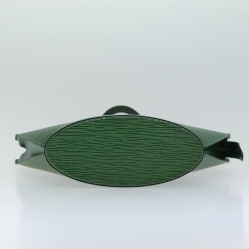 Louis Vuitton Epi Saint Jacques Hand Bag Green M52274  80288 - Image 5