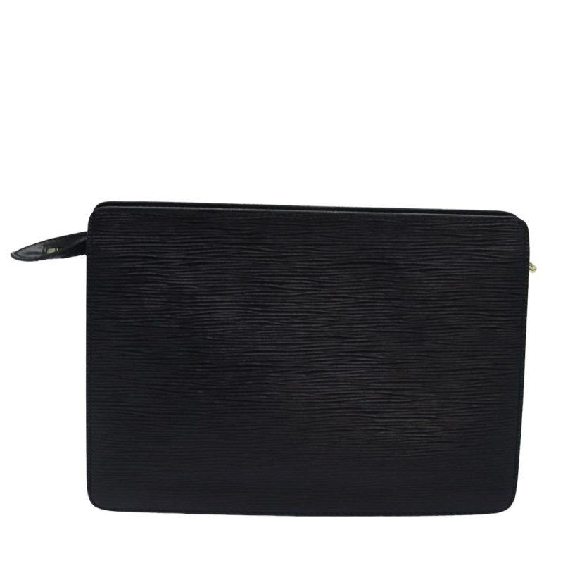Louis Vuitton Epi Pochette Homme Clutch Bag Black Noir M52522  80290 - Image 2
