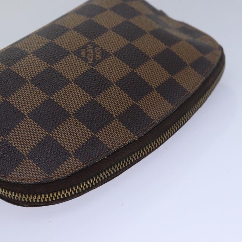 Louis Vuitton Damier Ebene Pochette Cosmetic PM Pouch N47516  80307 - Image 5