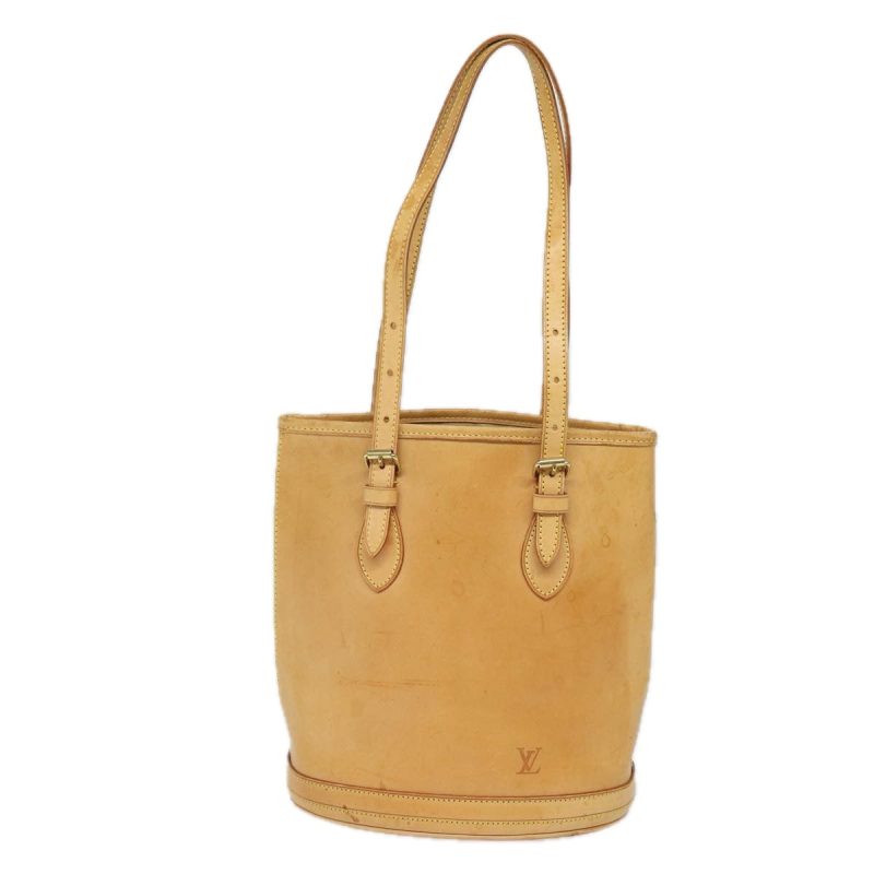 Louis Vuitton Nomad leather Bucket PM Shoulder Bag Beige M85001  80351 - Image 2