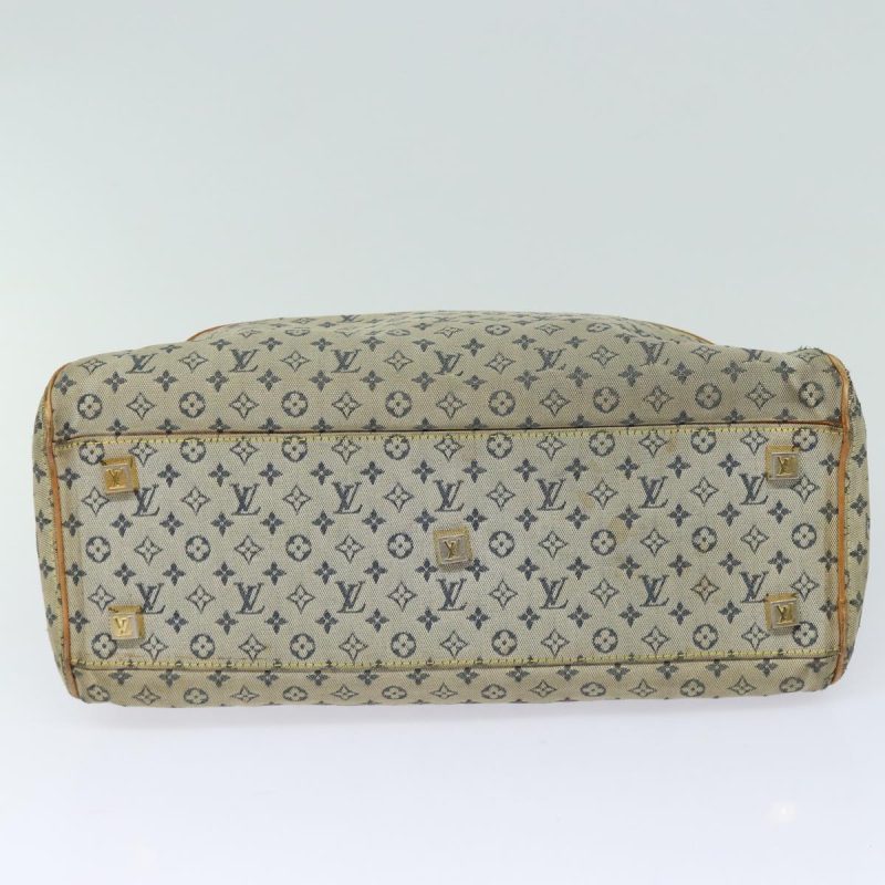 Louis Vuitton Monogram mini Marie Hand Bag Blue M92003  80353 - Image 5