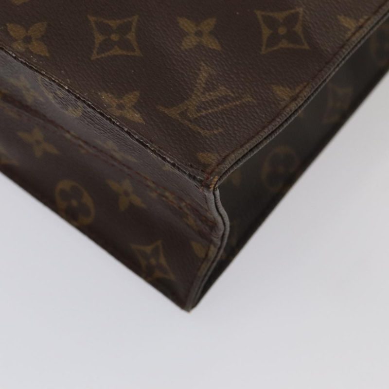 Louis Vuitton Monogram Sac Plat Hand Bag M51140  80399 - Image 9