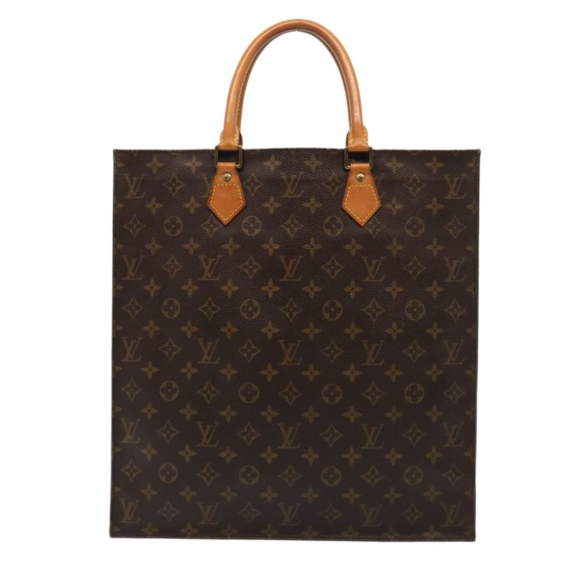 Louis Vuitton Monogram Sac Plat Hand Bag M51140  80399 - Image 2