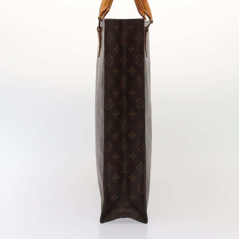 Louis Vuitton Monogram Sac Plat Hand Bag M51140  80399 - Image 3