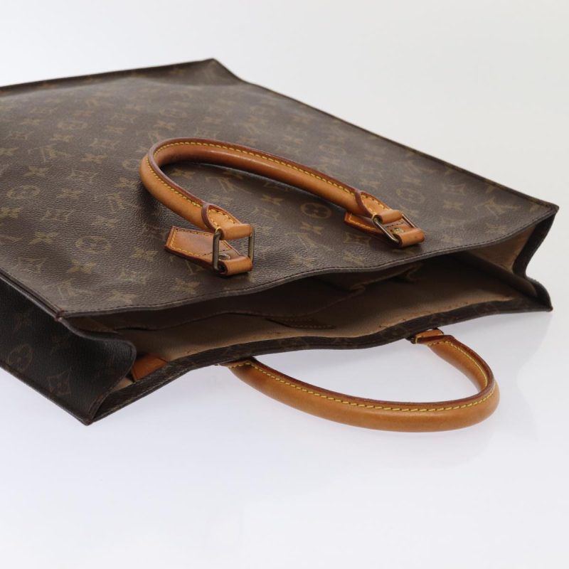 Louis Vuitton Monogram Sac Plat Hand Bag M51140  80399 - Image 6