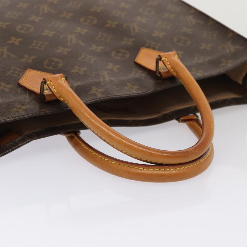 Louis Vuitton Monogram Sac Plat Hand Bag M51140  80399 - Image 7