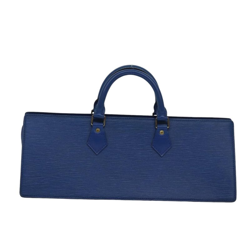 Louis Vuitton Epi Sac Triangle Hand Bag Blue M52095  80414 - Image 3