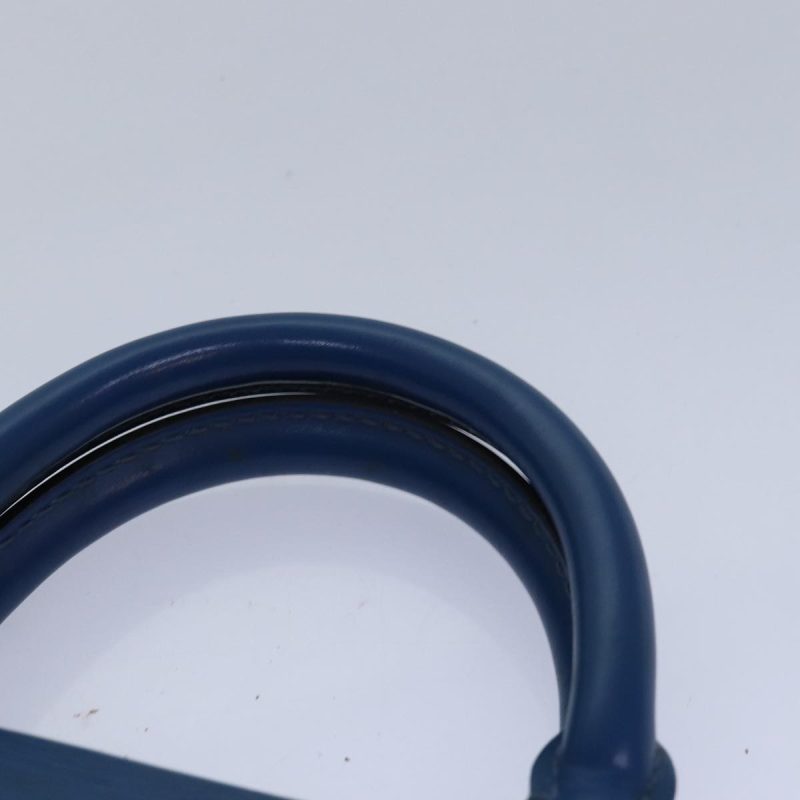 Louis Vuitton Epi Sac Triangle Hand Bag Blue M52095  80414 - Image 8