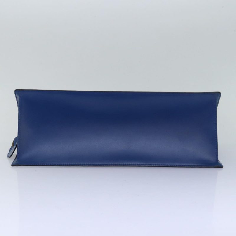 Louis Vuitton Epi Sac Triangle Hand Bag Blue M52095  80414 - Image 9