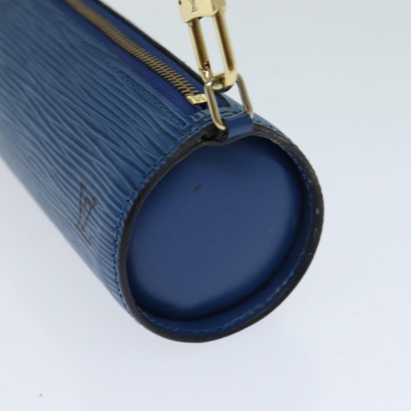 Louis Vuitton Epi Soufflot Accessory Pouch Blue  80431 - Image 4