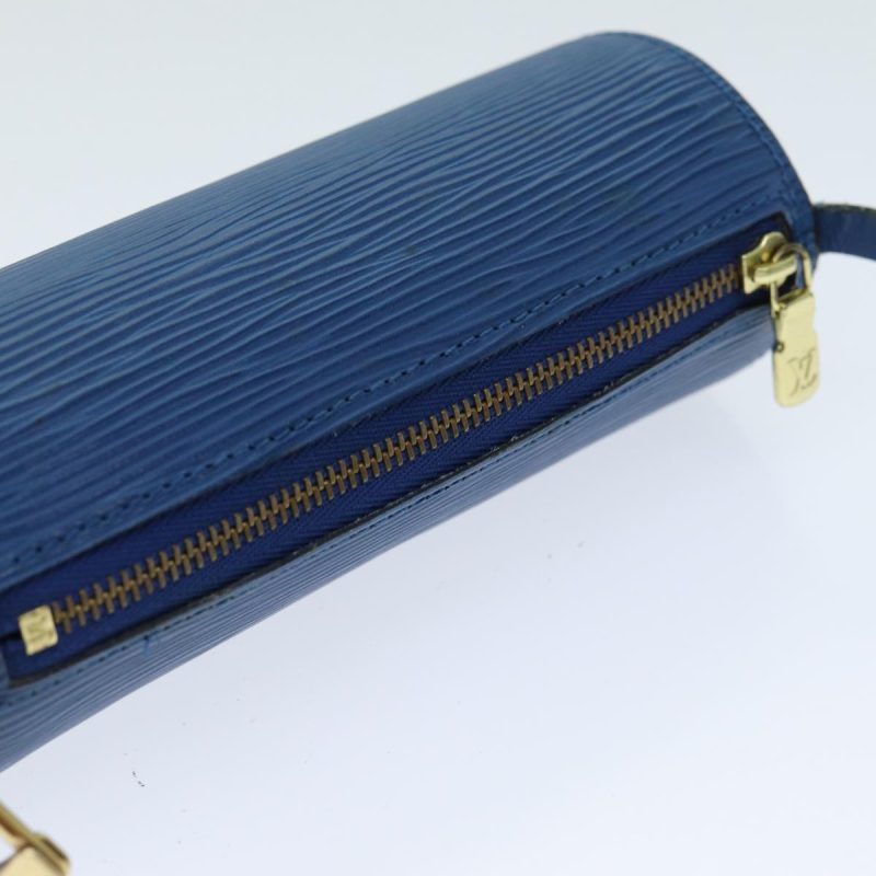Louis Vuitton Epi Soufflot Accessory Pouch Blue  80431 - Image 6