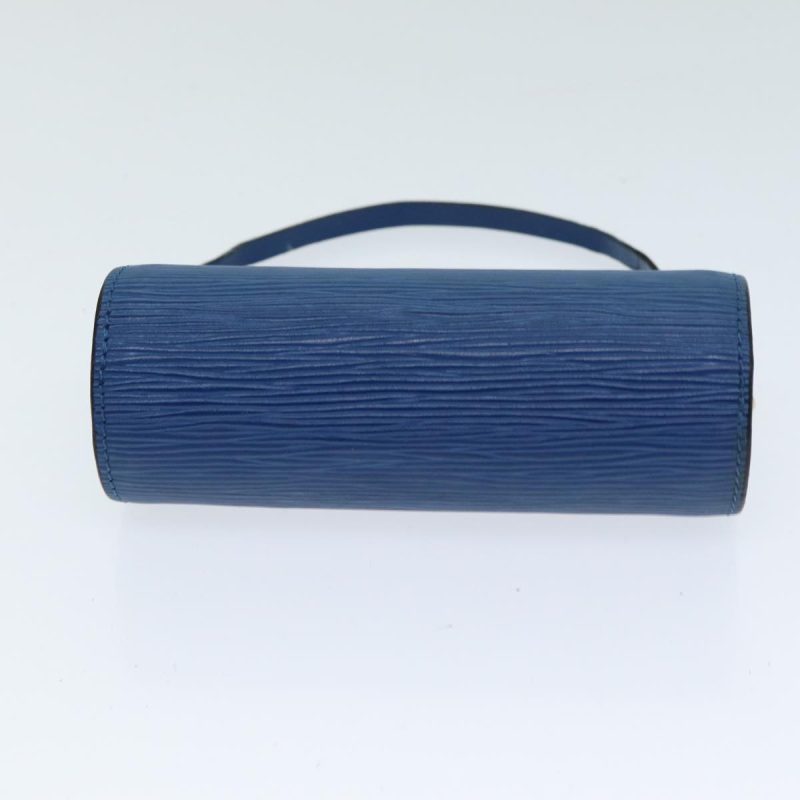 Louis Vuitton Epi Soufflot Accessory Pouch Blue  80431 - Image 5