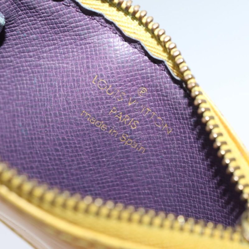 Louis Vuitton Epi Pochette Cles Coin Purse Yellow M63809  80432 - Image 10