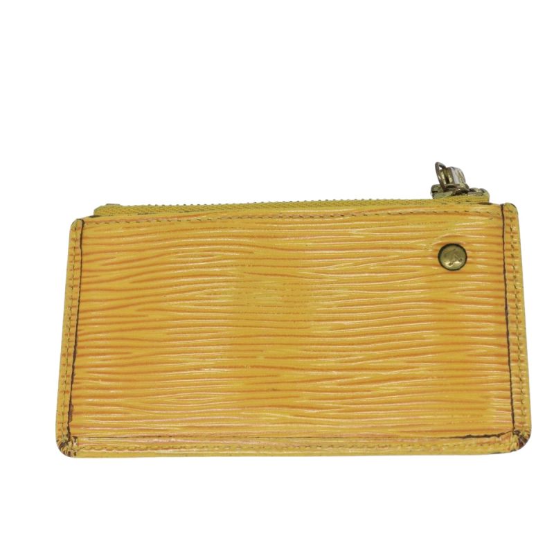 Louis Vuitton Epi Pochette Cles Coin Purse Yellow M63809  80432 - Image 2