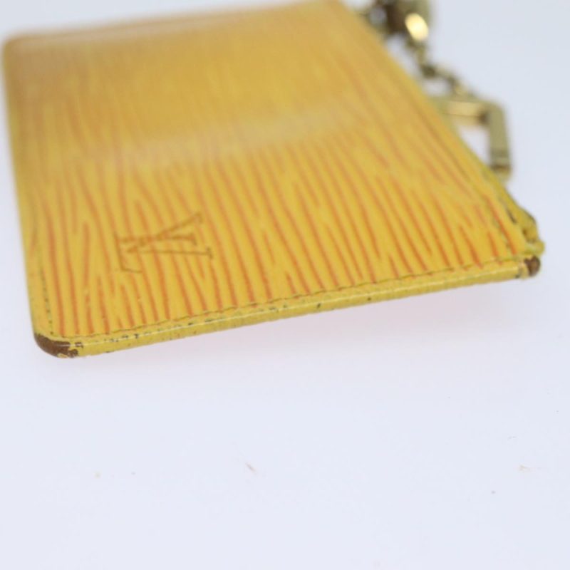 Louis Vuitton Epi Pochette Cles Coin Purse Yellow M63809  80432 - Image 3