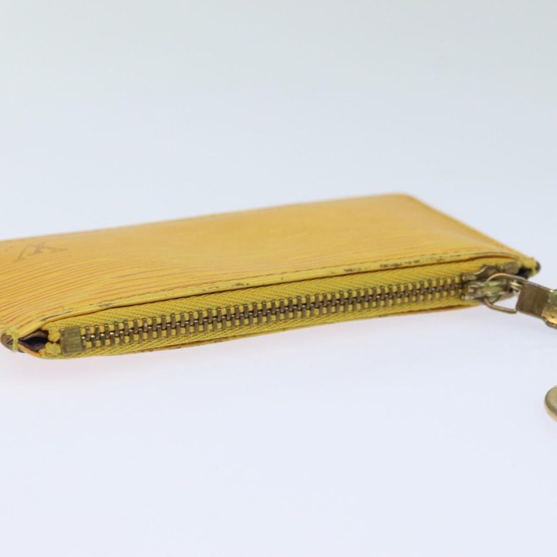 Louis Vuitton Epi Pochette Cles Coin Purse Yellow M63809  80432 - Image 6