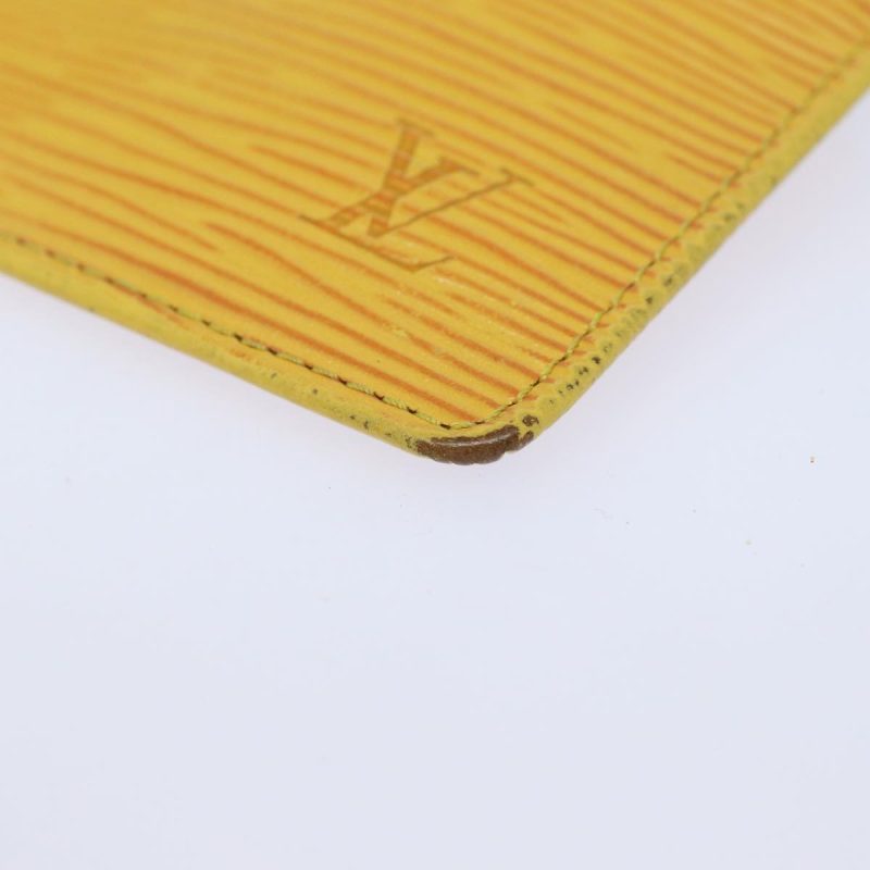 Louis Vuitton Epi Pochette Cles Coin Purse Yellow M63809  80432 - Image 8