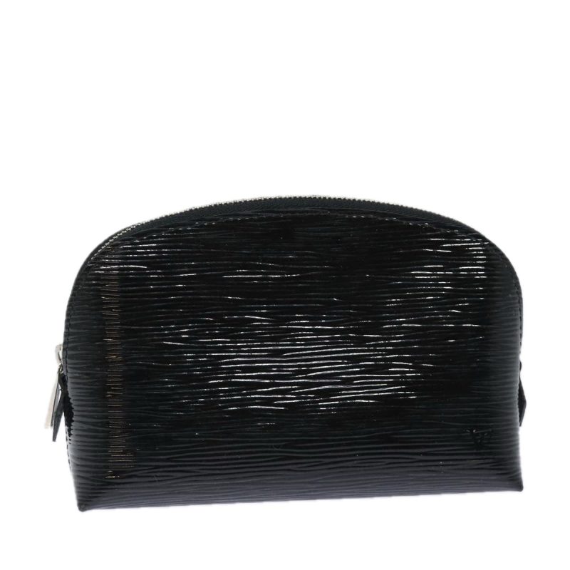 Louis Vuitton Epi Pochette Cosmetic Pouch Noir Electric M4064N  80503