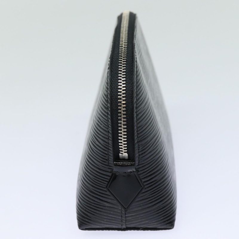 Louis Vuitton Epi Pochette Cosmetic Pouch Noir Electric M4064N  80503 - Image 3
