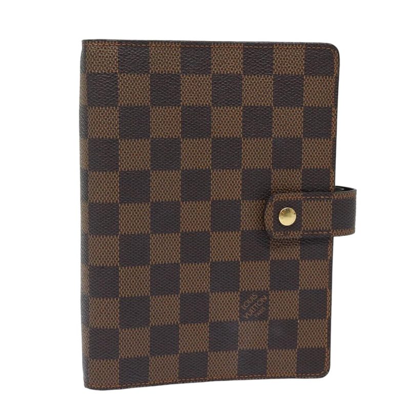 Louis Vuitton Damier Ebene Agenda MM Day Planner Cover R20240  80504