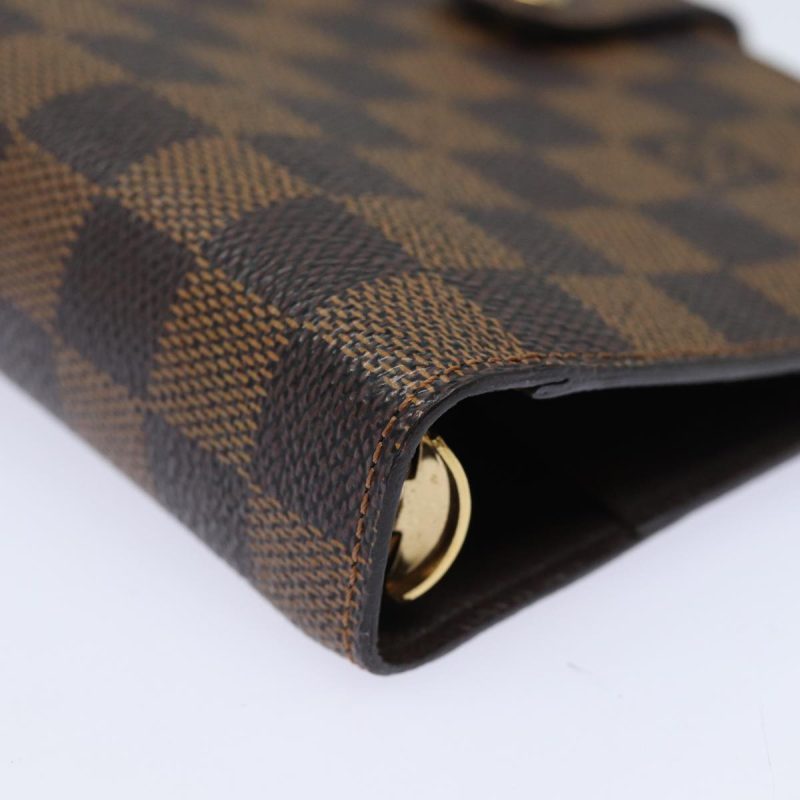 Louis Vuitton Damier Ebene Agenda MM Day Planner Cover R20240  80504 - Image 7