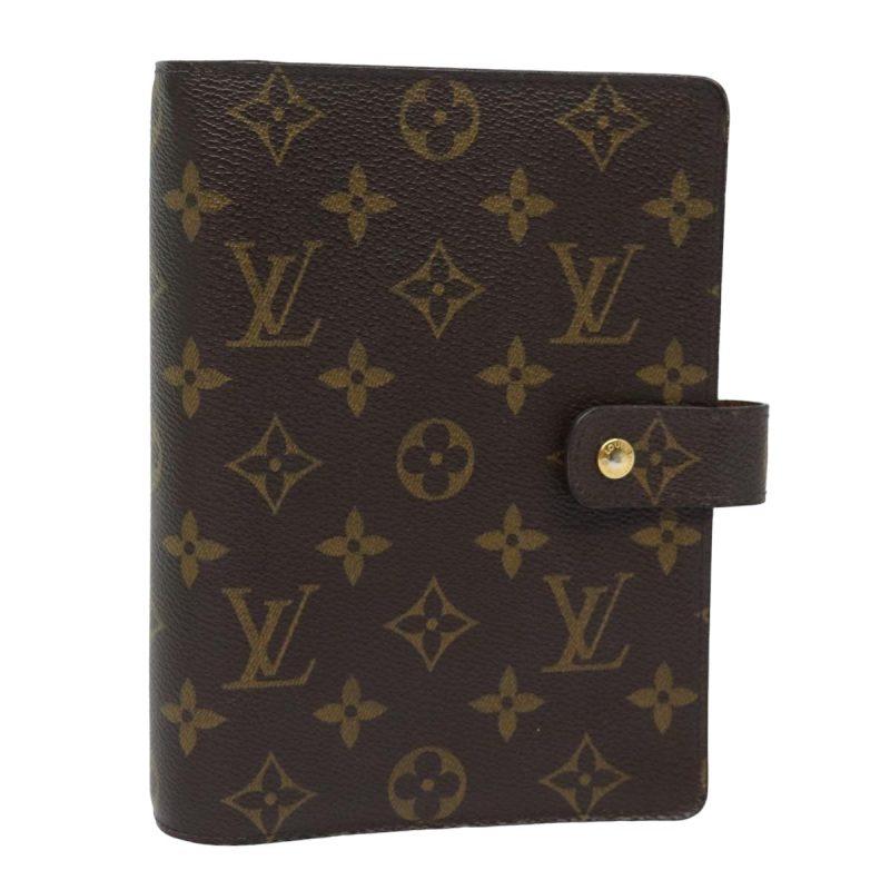 Louis Vuitton Monogram Agenda MM Day Planner Cover R20105  80505