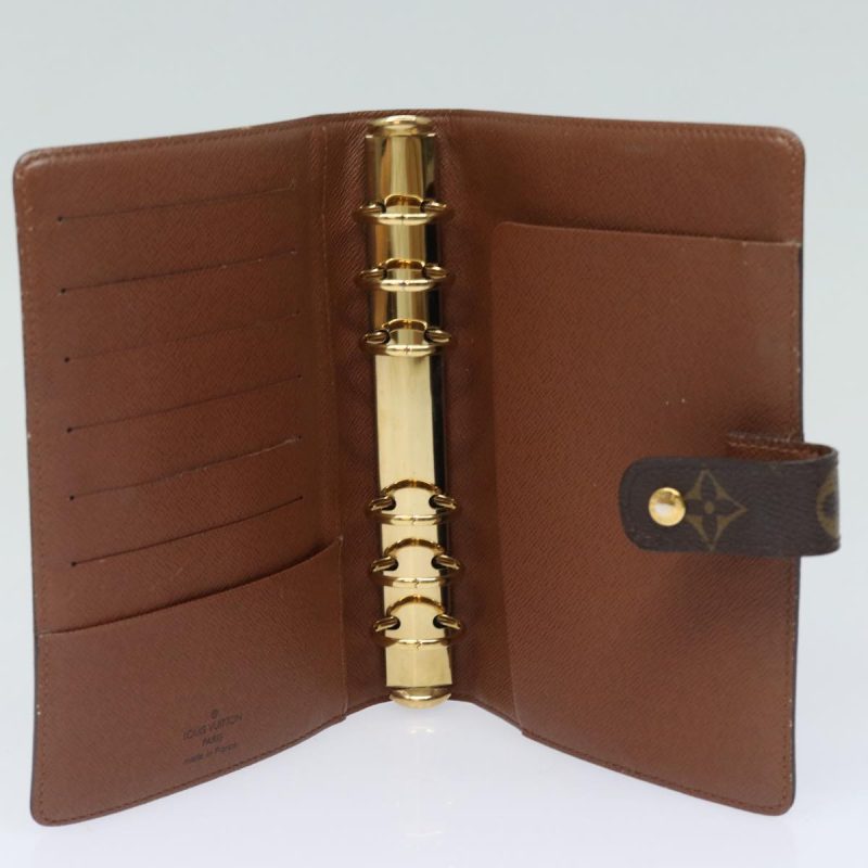 Louis Vuitton Monogram Agenda MM Day Planner Cover R20105  80505 - Image 9