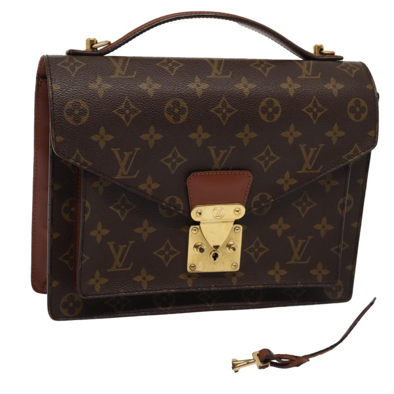 Louis Vuitton Monogram Monceau 28 Hand Bag 2way M51185  80506