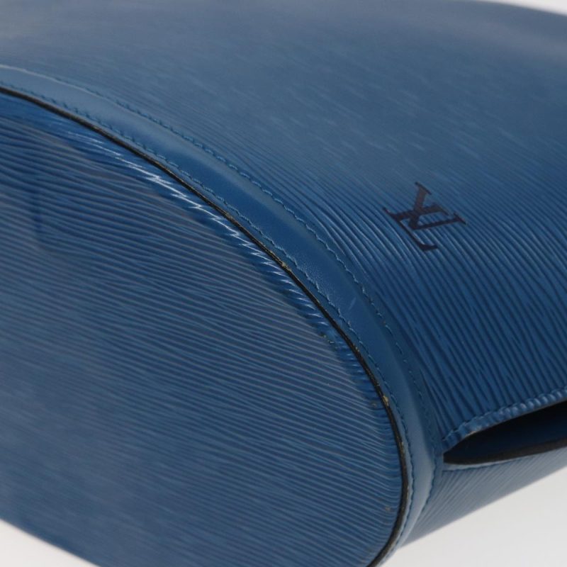 Louis Vuitton Epi Saint Jacques Shopping Shoulder Bag Blue M52275  80654 - Image 9