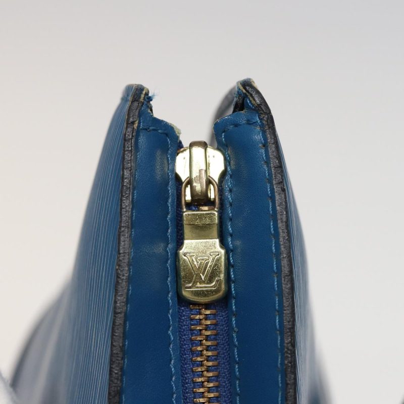 Louis Vuitton Epi Saint Jacques Shopping Shoulder Bag Blue M52275  80654 - Image 10