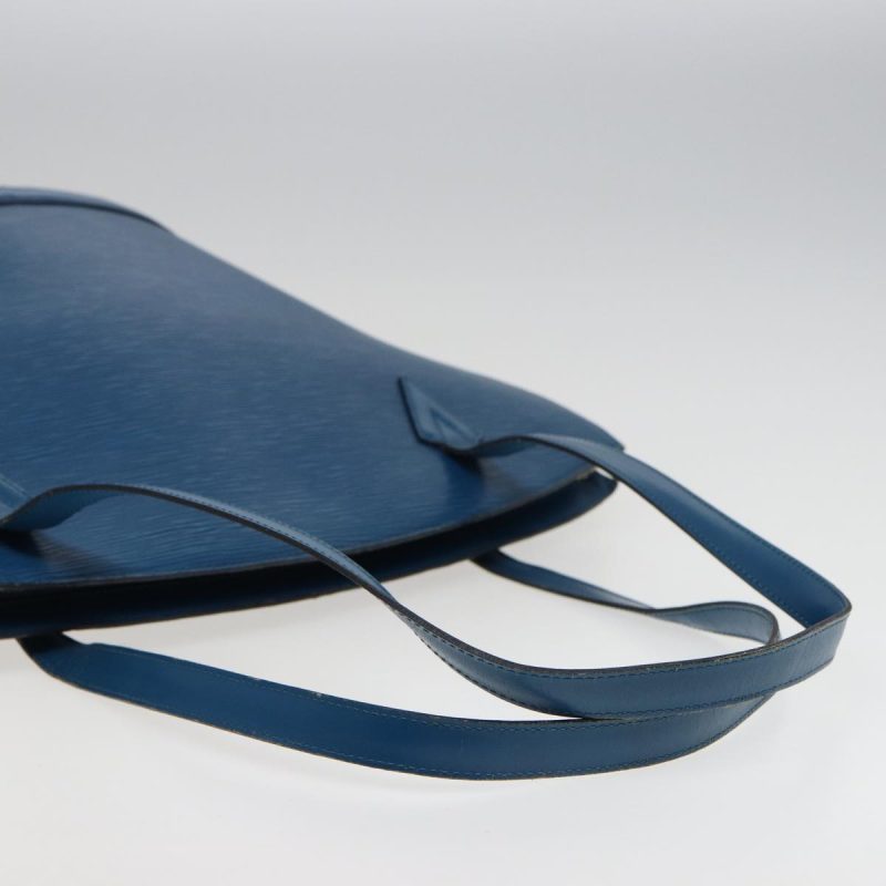 Louis Vuitton Epi Saint Jacques Shopping Shoulder Bag Blue M52275  80654 - Image 7