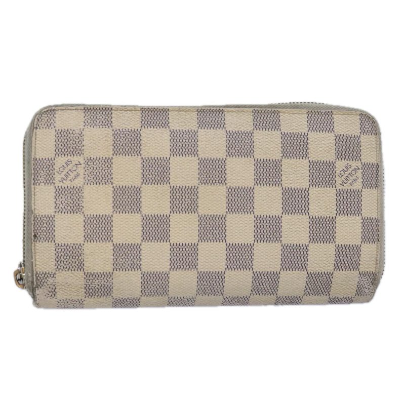 Louis Vuitton Damier Azur Zippy Organizer Long Wallet N60012  80668