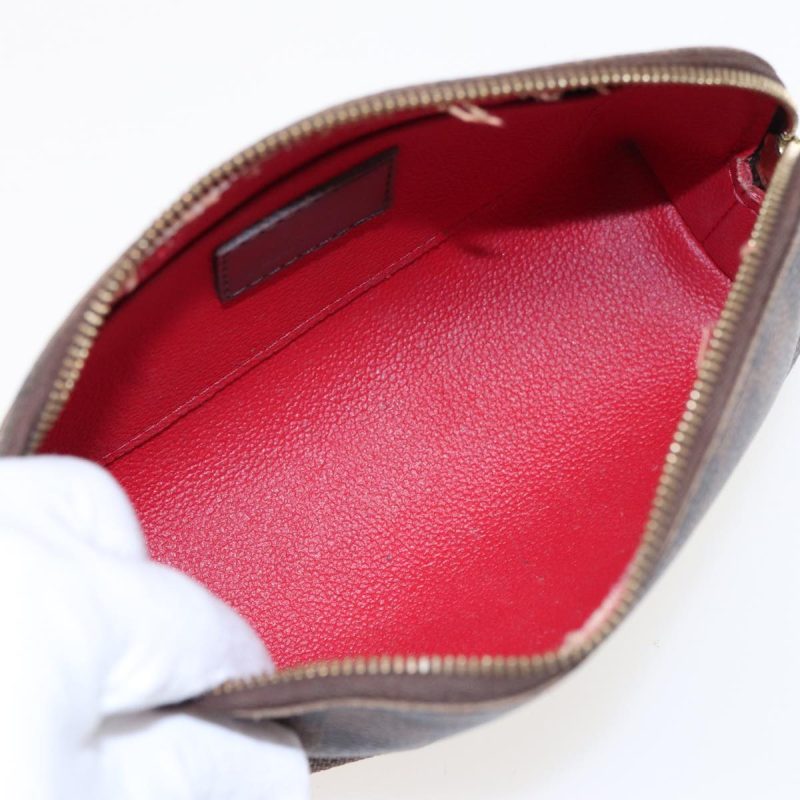 Louis Vuitton Damier Ebene Pochette Cosmetic PM Pouch N47516  80670 - Image 10