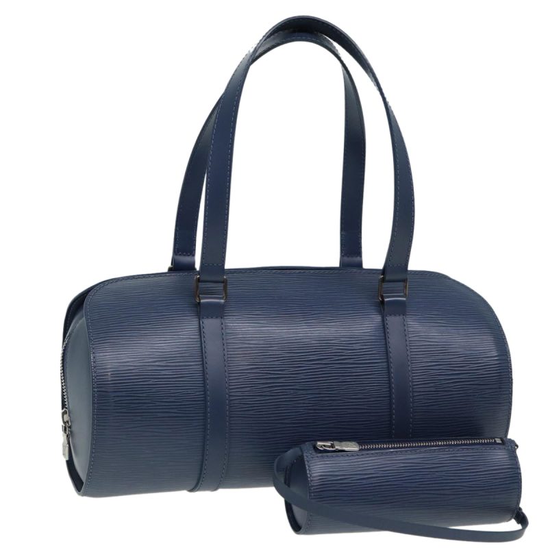Louis Vuitton Epi Soufflot Hand Bag Blue Myrtille M5222G  80696