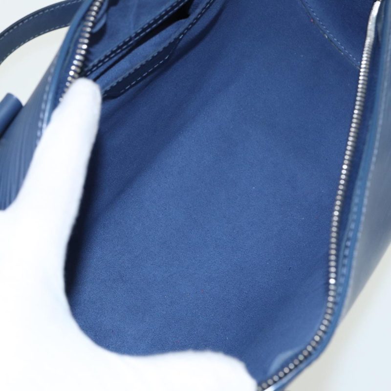 Louis Vuitton Epi Soufflot Hand Bag Blue Myrtille M5222G  80696 - Image 10