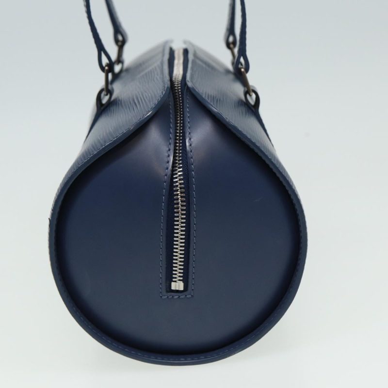 Louis Vuitton Epi Soufflot Hand Bag Blue Myrtille M5222G  80696 - Image 4