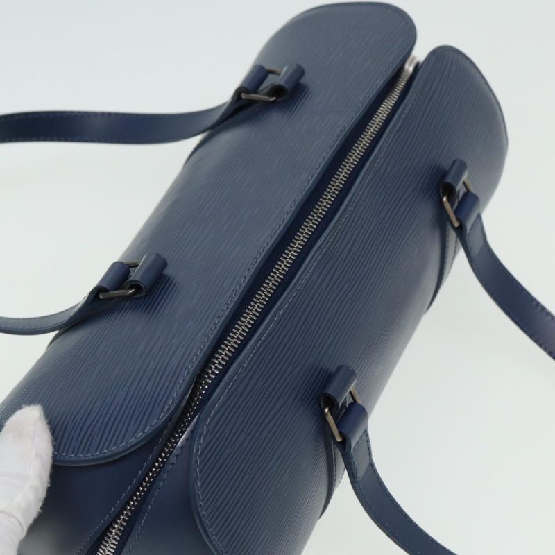 Louis Vuitton Epi Soufflot Hand Bag Blue Myrtille M5222G  80696 - Image 6